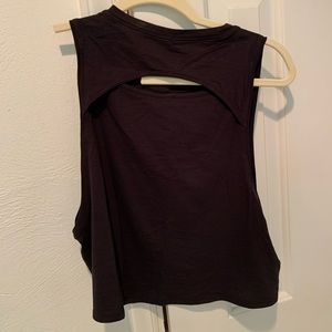 Lululemon Cut Back Crop Tank